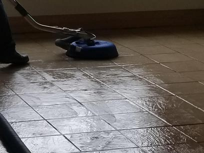 Tony Cleaning Tile